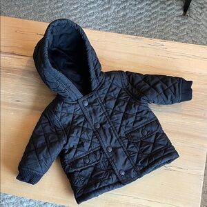 Old Navy Black Quilted Infant Jacket